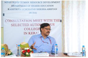 Consultation Meet with the Autonomous Colleges Kerala 23rd November 2018